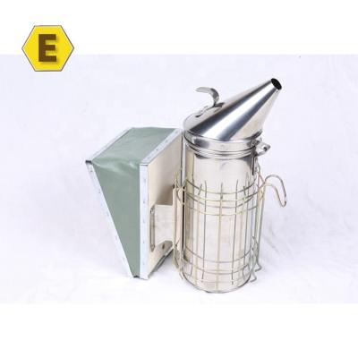 China Arrow Stainless Steel Long Life Intensified Smoker Big Size Bee Smoker Beekeeping Tool for sale