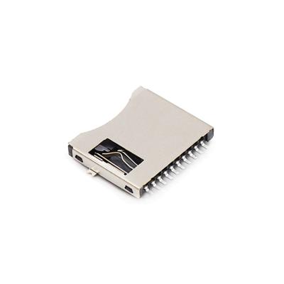 China LCP UL94V-0 Original Manufacturer Supply Tf Micro Memory Card Socket Connector for sale