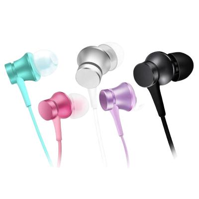 China Xiao MI Stereo Headset In-Ear Earphone Microphone Base Cool Piston Earbuds Neckband Xiao MI Headphones for sale