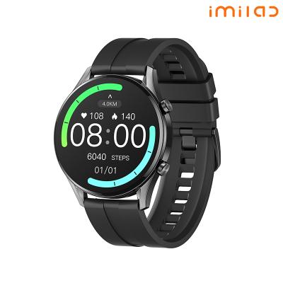 China Touch Screen 2021 New Arrive Imilab W12 Promotional Products IP68 Round Watch HD Display Black Waterproof Imilab Smart Watch W12 for sale