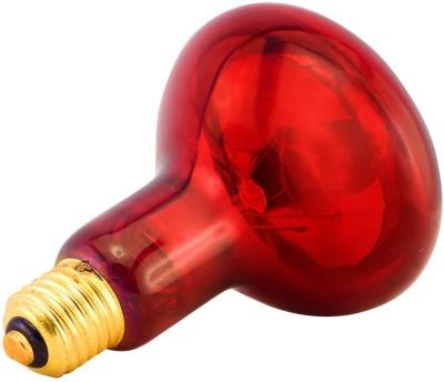 China Brass Indoor Red Infrared Reflector Heat Bulb Lamp 250W Infrared Heater for sale