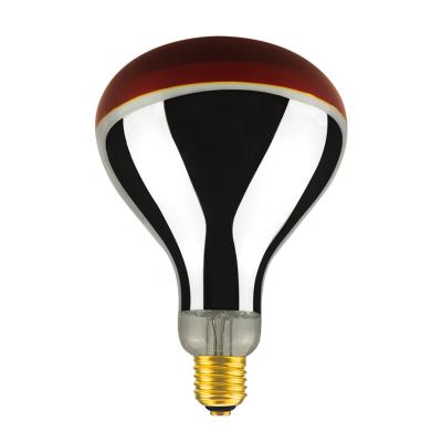 China All Brass ROSH R125 Roasted Heater Infrared Lamp Bulb Hard Glass Red Small Hogs for sale