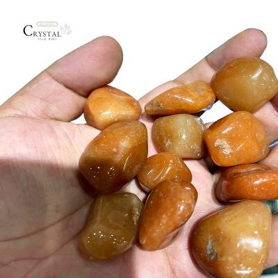 China Europe Crystal Red Aventurine Tumbled Stones Hand Made Polished Natural Wholesale Most Popular For Christmas Gifts for sale