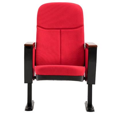 China Modern Church Auditorium Chairs Dimens Cinema Chair Theater Seating Desk With Sponge Inside Meeting Room Folding Seminar Hall Chair for sale