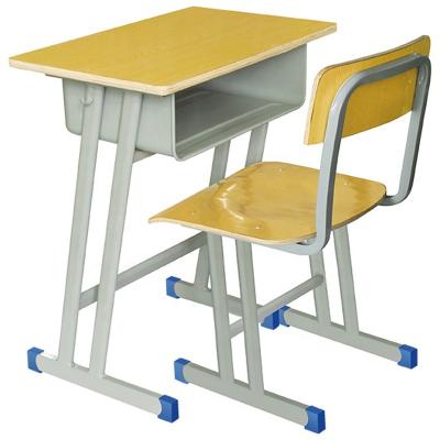 China Modern Adult Elementary School Table And Chair Adult Student Sets Wooden Children Study Desks for sale