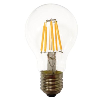 China 4w 6w 8w A60 E27 B22 Filament Bulb Lamp Residential High Quality Clear Led Light For Home for sale