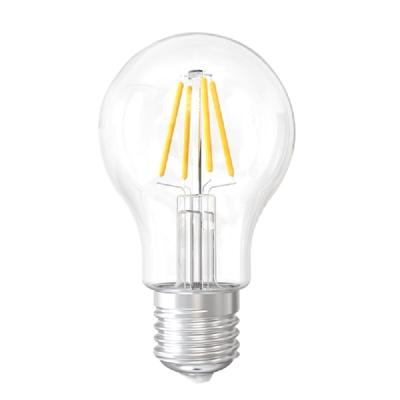 China Residential 4w 6w 8w led filament bulb light A60 E27 bulb holder for indoor lamp for sale