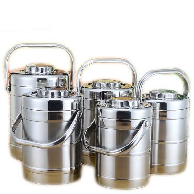 China Upright Type Stainless Steel Food Container Food Carrier Vacuum Sustainable Multi-size Thermal Cooker for sale