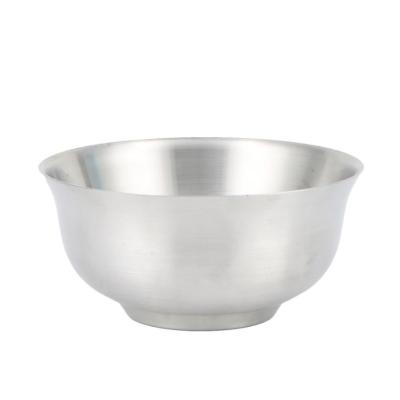 China Sustainable high quality SUS 304 stainless steel soup sanding mixing rice bowl for home and restaurant for sale