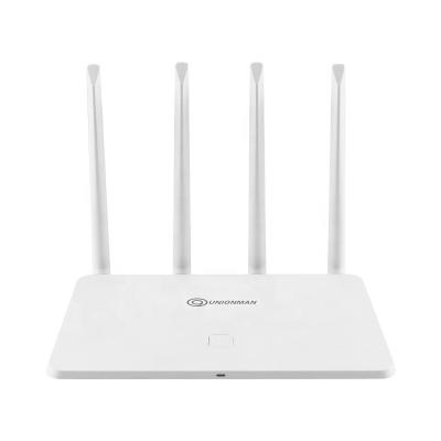 China No OEM ODM mesh AC1200 dual band gigabit router 4dBi wireless antennas high gain wifi router. for sale