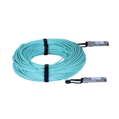 China Manufacturer Wholesale 10G/40Gigabit SFP+ 3m QSFP+ Active Fiber Optic Cable Price 3 for sale