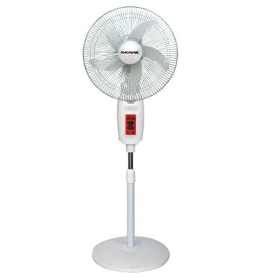 China DC/AC 12V USB Phone Charger/DC Input Rechargeable Solar Fans Stand Fan/Night Light 16 Inch With LED Light for sale