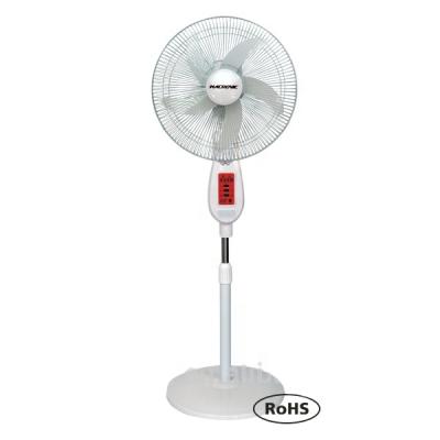 China Solar Charge 18 Inch High Speed ​​1300RPM 12V 4.5Ah Low Noise Lead Acid Fan for sale