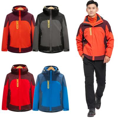 China QUICK DRY outdoor waterproof windproof detachable custom jacket for men two pieces for sale