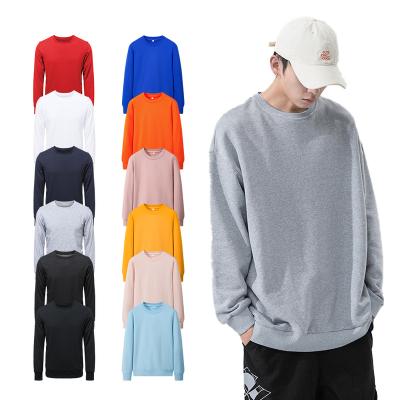 China OEM Anti-Wrinkle Cotton Simple Blank Pullover Hoodie Oversized Crewneck Crewneck Sweatshirt For Wholesale for sale