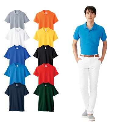 China Wholesale Breathable Men Golfwear Original Blank Polo Shirts Customized LOGO Printing Uniform Polo Shirts for sale