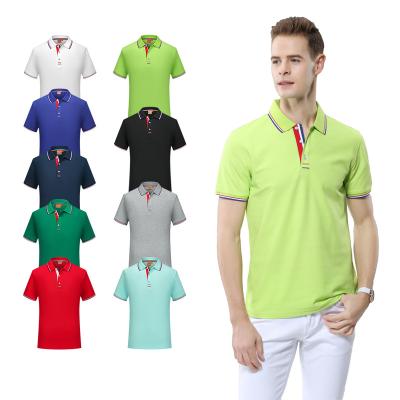 China OEM Breathable Wholesale Men's Short Sleeve Cotton Polo T Shirt With Logo Custom Embroidery Uniform Polo Shirt for sale