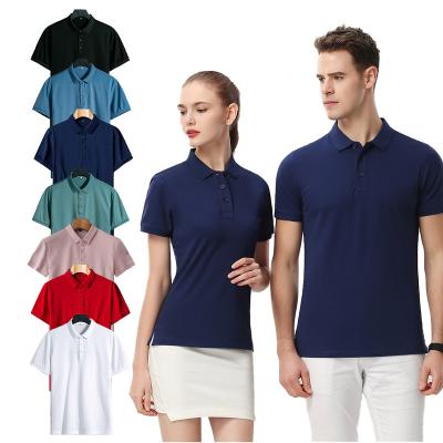 China Wholesale Anti-pilling Plus Size OEM Men's Polo Shirts Custom LOGO Printing Staff Uniform Polo T-Shirts for sale