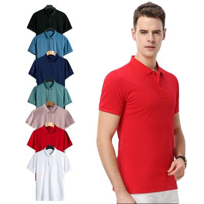 China Anti-pilling OEM Wholesale LOGO Printed Customized Embroidery Men's Polo Shirt Cotton Polo Tshirts for sale