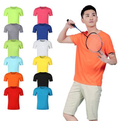 China Wholesale OEM QUICK DRY White Plus Size Mens Sport T-shirt Custom LOGO Printing Mesh Boys T-shirts for sale