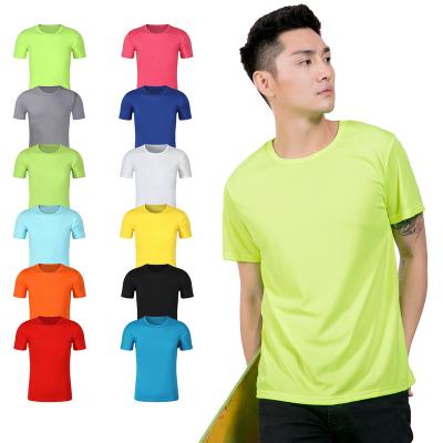 China QUICK DRY New Arrive Plain Wholesale Plus Size Men Sports T-shirt Custom LOGO Printing Mesh Quick Dry T-shirts for sale