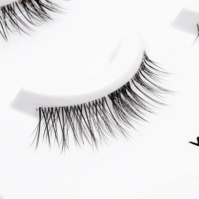 China Long Natural Soft Natural Faux Mink 3D Silk Eyelashes With Private Label Seller for sale