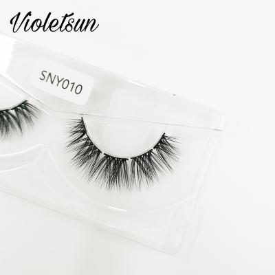 China DIY New Design Long Natural Segment Wick Bundle Custom Eyelashes for sale