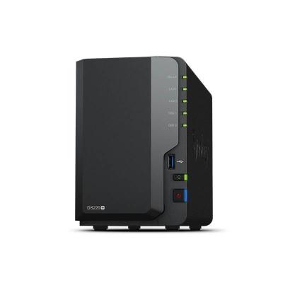 China 2 Bay NAS Synology DiskStation DS220 Diskless Centralized Data Backup Network Storage for sale