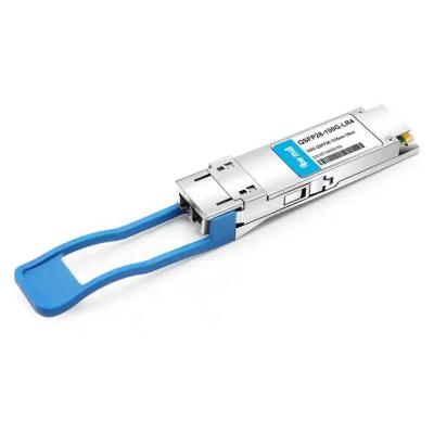 China Customized 100GBASE-LR4 QSFP28 QSFP-100G-LR4-S Transceiver Module for 10km DOM LC SMF for sale