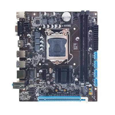 China Form Factor H110 PC Motherboard LGA1151 Support i3 i5 i7 cpu Dual DDR3 Desktop Motherboard H110 for sale