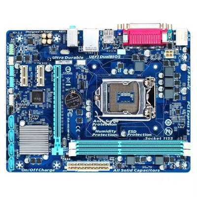 China 16 GB DDR3 LGA 1155 H61M Desktop Moederbord met aangepaste originele Ga H61M-DS2 Te koop