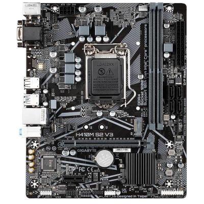 Китай PCI-Express X16 порты H410M S2 V3 Материнская плата для офисного компьютера LGA1200 продается