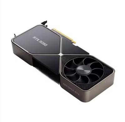 China Customized Size N-VIDIA RTX3090 24GB GPU Gaming Water Fan Cooler VGA HDMI Output Video Card for sale