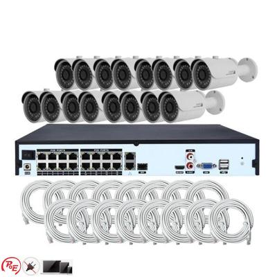 China Customized 4K 8.0MP 16CH POE IP Camera Face Detection Cctv System with Customized Size for sale