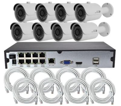 China Private Mold and Customized Size 5MP/8MP POE Security Camera System for Outdoor/Indoor for sale