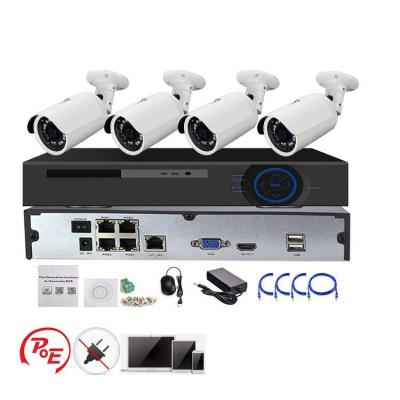 China Customized Size Full HD Outdoor 1080P IP Camera Security CCTV System 4ch POE NVR CCTV for sale