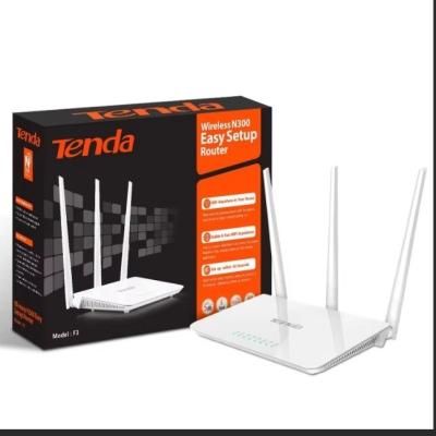 China Ten-Da F3 300Mbps draadloze home router 2.4GHz 3 antennes Multi Language Firewall Te koop