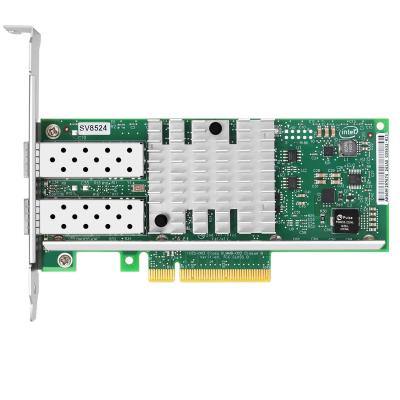 Chine SV8524 Carte d'interface réseau Carte réseau PCIe V2.0 5.0 GT/S X8 voies JL82599ES SFP+ à vendre