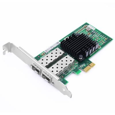 Chine Carte d'interface réseau SV8334 PCIe v2.0 2.5GT/s x1 voies HL82576EB SFP Doubles ports 1000 Mbps à vendre