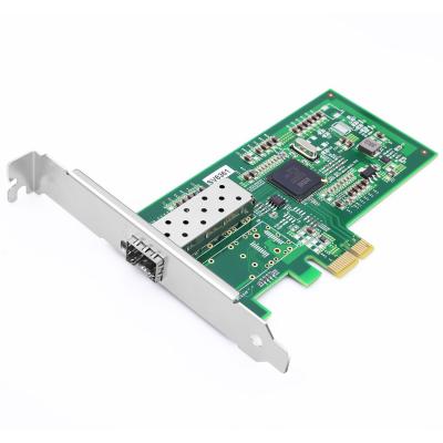 Chine I350-F1X1 Carte d'interface réseau SV8361 PCIe v2.1 5.0 GT/s x1 voies NHI350AM2 Ports SFP 1000 Mbps à vendre