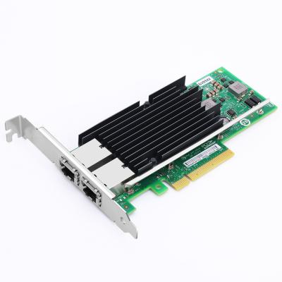 Chine X540T2 Carte d'interface réseau SV8542 PCIe v2.1 5.0 GT/s x8 voies ELX540AT2 RJ45 Port double 10GbE/1GbE/100Mb à vendre