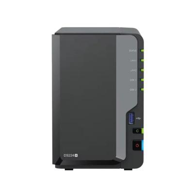 Κίνα Νέο δίκτυο αποθήκευσης DS224 2-Bay Diskless NAS με USB διεπαφή 2U Rackmount DiskStation SSD διεπαφή προς πώληση