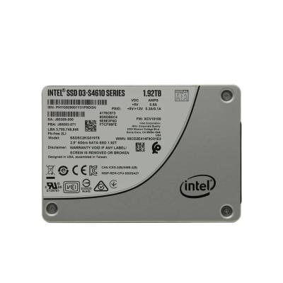 China Customized SSD D3-S4610 Series SSDSC2KG019T801 1.92TB 3D SATA 3 6Gb/s 2.5-Inch 7mm SFF Enterprise Server Drive for sale