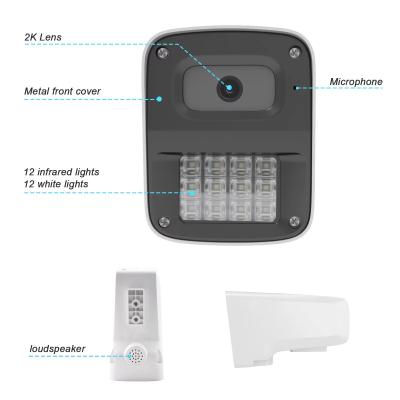 Китай Водонепроницаемая камера видеонаблюдения IP Camara Двухсторонний аудио ночное видение 4MP 5MP HD IP PoE CCTV пулевая камера продается