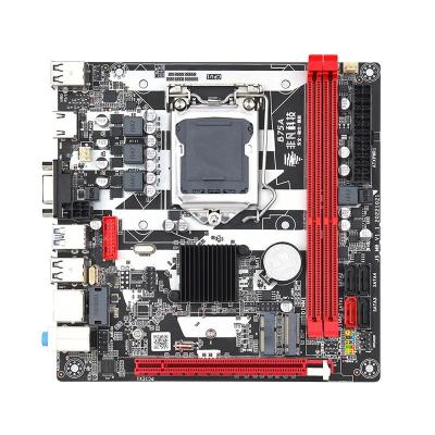 China Customized B75A desktop computer motherboard 17*17 inch ITX Mini industrial computer 1155 needle I3/I5/I7 CPU DDR3 ram for sale