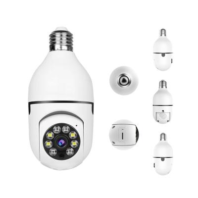 China WIFI Bulb Network IP Camera Home E27 Light Bulb Camera HD 4MP Com Visão Noturna Automática de Rastreamento Câmera de Segurança sem fio à venda