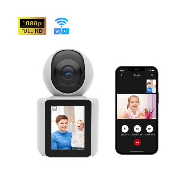 Cina Wifi 1080p Fotocamere per videochiamate a due vie Baby Monitor Visione notturna Fotocamera wireless IP con videochiamata Smart Home Camera in vendita