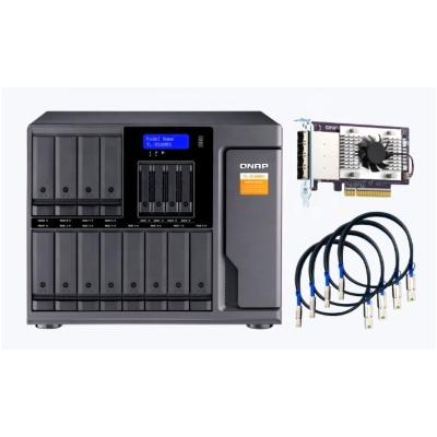 China Multi-channel SATA 6Gb/s TL-D1600S 12*HDD 4*SSD Hybride opslag-uitbreidingsapparaat Te koop