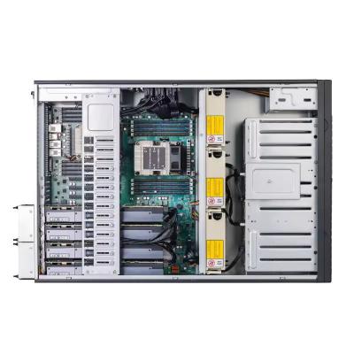 China Rack Op maat gemaakte 4 Gpu Servers met Dual CPU LGA3647 Draagbare 4U Gpu Server hoes Computer Server met 3090 Gpu kaarten Te koop