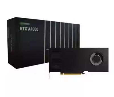 China RTX A4000 Gddr6 16 GB PCI Express 4.0 x16 Tarjeta gráfica de vídeo profesional con salida y interfaz DP en venta